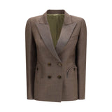 Blazé Milano Brown Fleece Wool Blazer