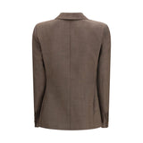Blazé Milano Brown Fleece Wool Blazer