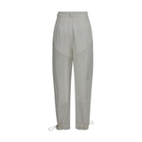 PINKO White Polyester Casual Pants