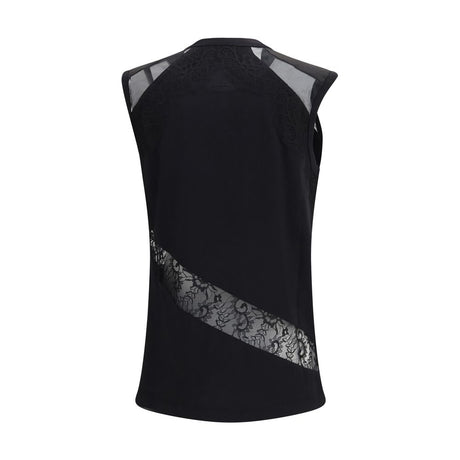 PINKO Black Cotton T-Shirt