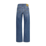 Jacob Cohen Blue Cotton Straight-Leg Jeans