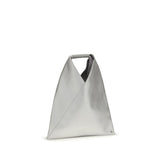 MM6 Silver Polyethylene Handbag