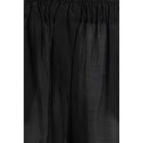 The Latest Black Lyocell Casual Pants