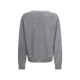 Ami Paris Gray Merino Wool Cardigan