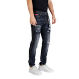 Icon Blue Cotton Skinny Jeans