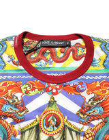 Dolce & Gabbana Multicolor Teatro Dei Pupi Men Long Sleeves  T-shirt