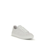 Ferragamo White Calf Leather Bos Taurus Sneakers
