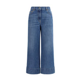 Valentino Blue Cotton Jeans Denim