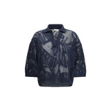 Brunello Cucinelli Blue Linen Polo Shirt