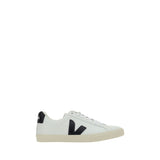 Veja White Calf Leather Bos Taurus Low Top Sneakers
