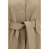 Max Mara Brown Wool Oves Aries Sleveless Jacket