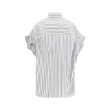 Balenciaga White Cotton Shortsleeve Shirt