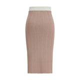 Diesel Multicolor Viscose Midi Skirt