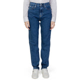 Calvin Klein Jeans Blue Cotton Skinny Jeans