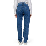 Calvin Klein Jeans Blue Cotton Skinny Jeans