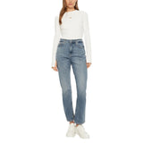 Calvin Klein Jeans Blue Cotton Skinny Jeans