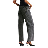 Karl Lagerfeld Black Cotton Relaxed Fit Jeans