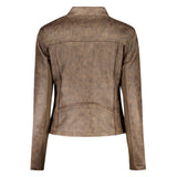 Desigual Verde Poliuretano Women Jacket