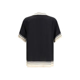 Dolce & Gabbana Multicolor Silk Shortsleeve Shirt
