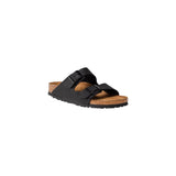 Birkenstock Black Synthetic Flat Sandals