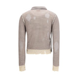 Diesel Gray Cotton Sweatshirt