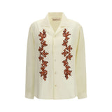 Baziszt Bicolor Cotton Pattern Shirt