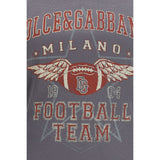 Dolce & Gabbana Gray Cotton Tank Tops