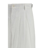 Dolce & Gabbana White Cotton Casual Pants