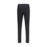 Dolce & Gabbana Black Wool Oves Aries Dress Pants
