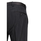 Dolce & Gabbana Black Wool Oves Aries Dress Pants