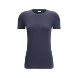 Brunello Cucinelli Blue Cotton T-Shirt