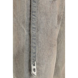 Diesel Gray Cotton Slim Fit Jeans