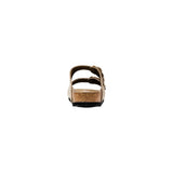 Birkenstock Beige Leather Flat Sandals