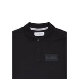 Bikkembergs Black Cotton Polo Shirt
