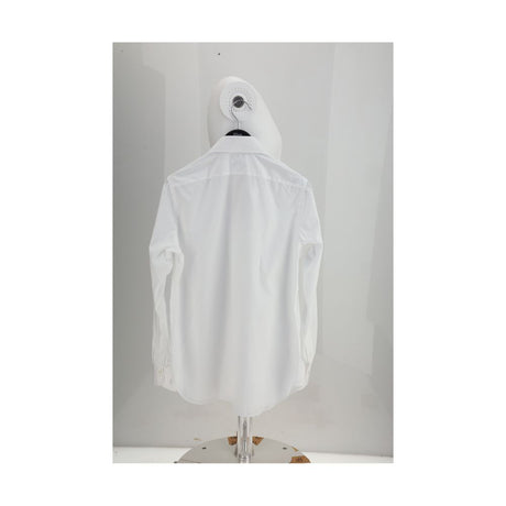 Finamore White Cotton Dress Shirt