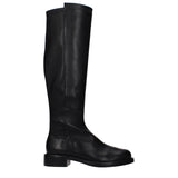 Stuart Weitzman Black Leather Over The Knee