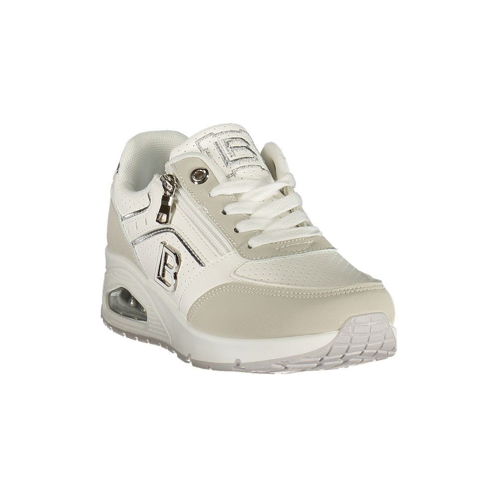 Laura Biagiotti Bianco Poliestere Women Sneaker