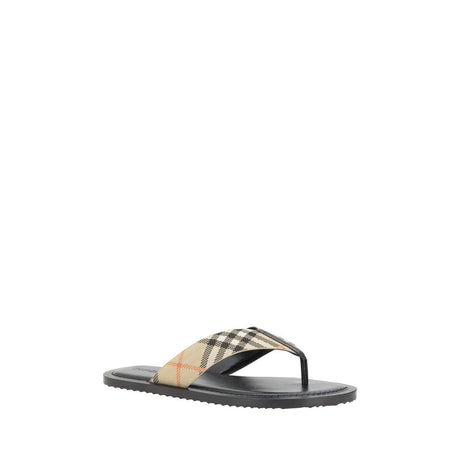 Burberry Multicolor Polyamide Flip-Flop Sandals