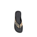 Burberry Multicolor Polyamide Flip-Flop Sandals