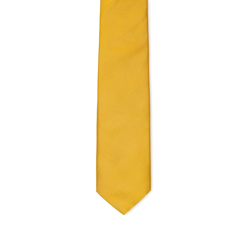 Dolce & Gabbana Gold Silk Tie