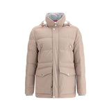 Brunello Cucinelli Beige Cashmere Full-Length Jacket