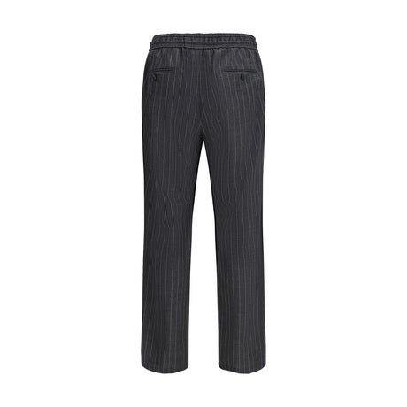 Dolce & Gabbana Gray Wool Oves Aries Casual Pants