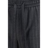 Dolce & Gabbana Gray Wool Oves Aries Casual Pants
