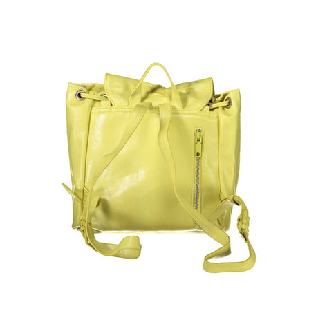 Desigual Yellow Polyethylene Backpack