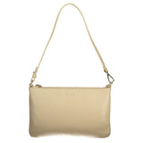 Coccinelle Beige Leather Women Handbag