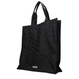 MSGM Black Fabric Handbag