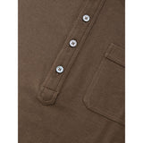 Tom Ford Brown Cotton Polo Shirt