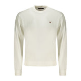 Napapijri White Cotton Men Shirt