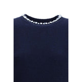 Prada Blue Wool Sweatshirt