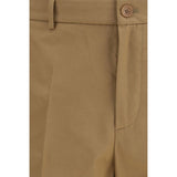 Moncler Beige Cotton Casual Pants